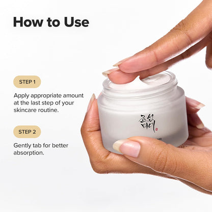 Dynasty Cream Hydrating Facial Moisturizer for Dry and Sensitive Skin - Korean Skincare for All Genders, 50ml (1.69 Fl. Oz.)