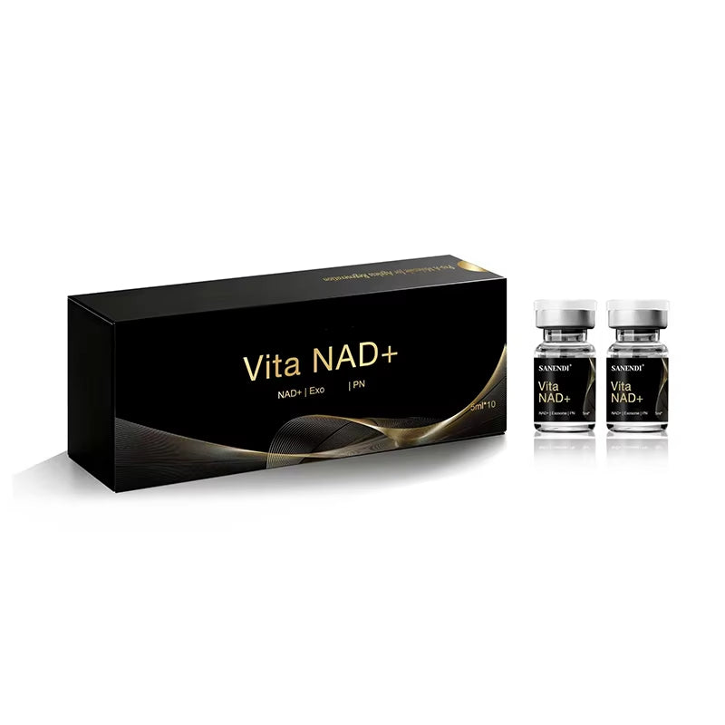 NAD+ Korea Skincare Product Complex Essence for Light Texture and Transparent-Feel Daily Care Essence Set 7Mlx5 Vials
