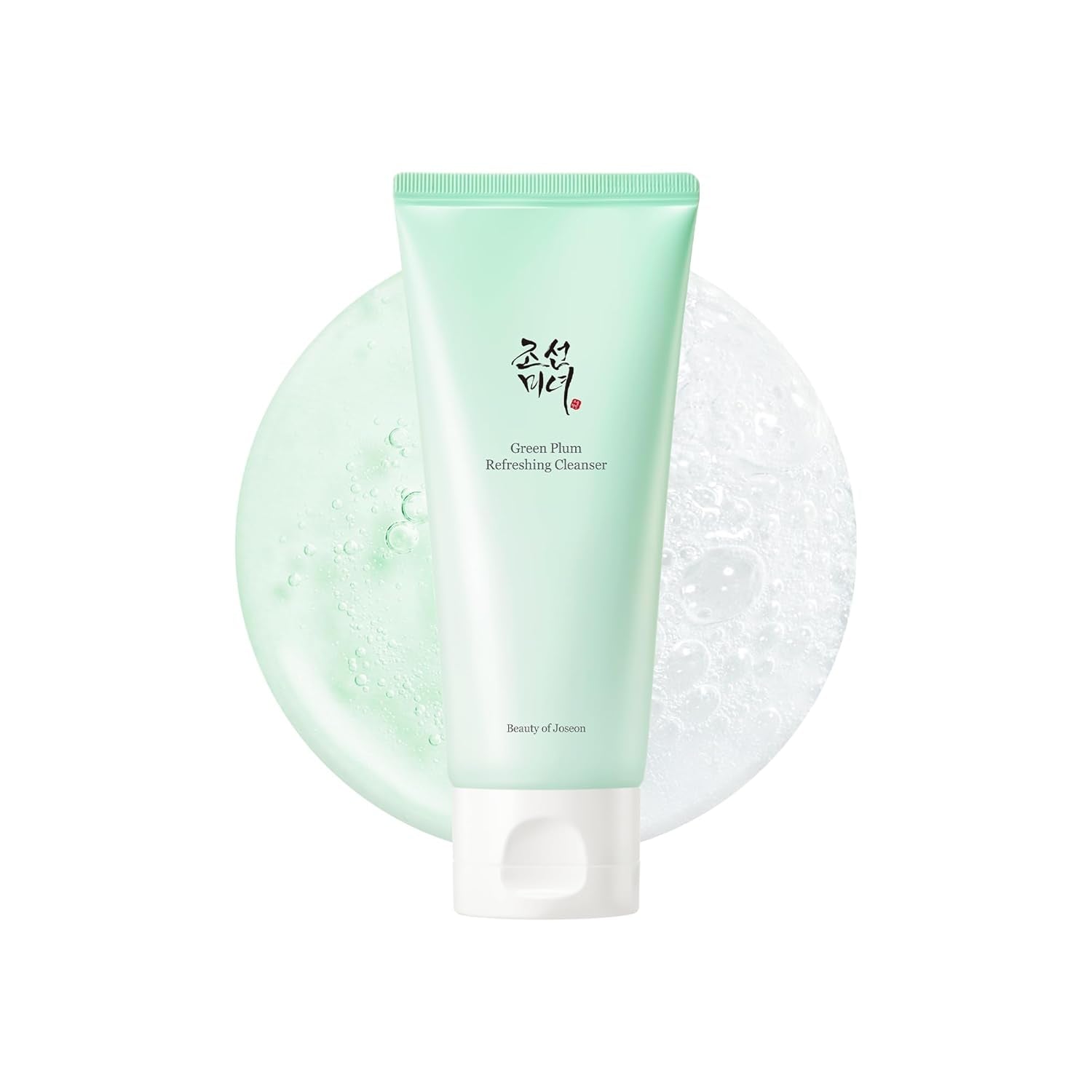 Red Bean Refreshing Pore Mask (140Ml, 4.73 Fl.Oz.) with Green Plum Refreshing Cleanser (100Ml, 3.38 Fl.Oz.), Korean Skincare