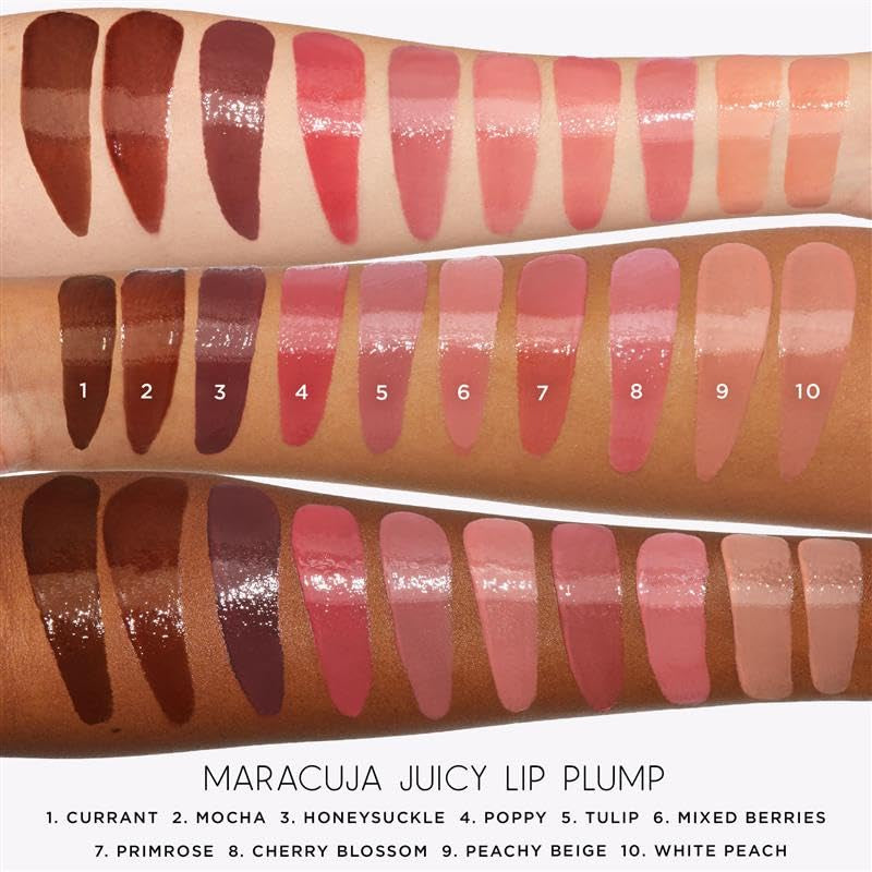 Maracuja Juicy Lip Plump – Hydrating & Volumizing Lip Plumper Gloss Balm with Nourishing Hyaluronic Acid, Plumps & Moisturizes, Vegan & Cruelty-Free, Full Size, Cherry Blossom