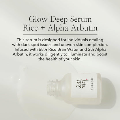 [Beauty of Joseon] Glow Deep Face Serum Rice + Arbutin 30Ml (Exp 11/02/2026)