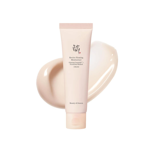 Revive Firming Moisturizer Ginseng Ceramide + Fermented Retinol for Dry, Sensitive Skin Korean Skincare for Women and Men, 60Ml,2.02 Fl.Oz.