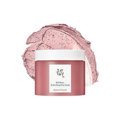 Red Bean Refreshing Pore Mask (140Ml, 4.73 Fl.Oz.) with Green Plum Refreshing Cleanser (100Ml, 3.38 Fl.Oz.), Korean Skincare