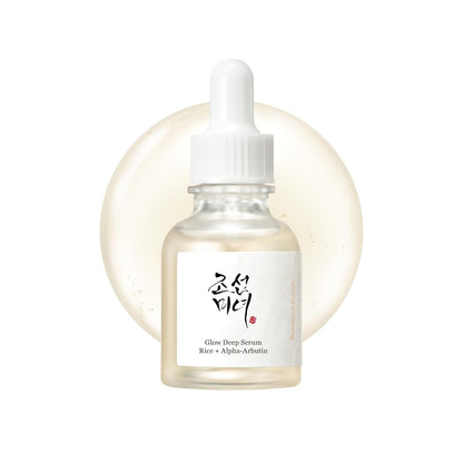 Glow Deep Serum with Rice and Alpha-Arbutin (30ml) & Dynasty Cream Hydrating Face Moisturizer (50ml) - Premium Korean Skincare Set