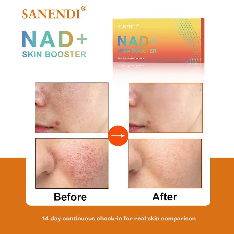 NAD+ Korea Skincare Product Complex Essence for Light Texture and Transparent-Feel Daily Care Essence Set 7Mlx5 Vials