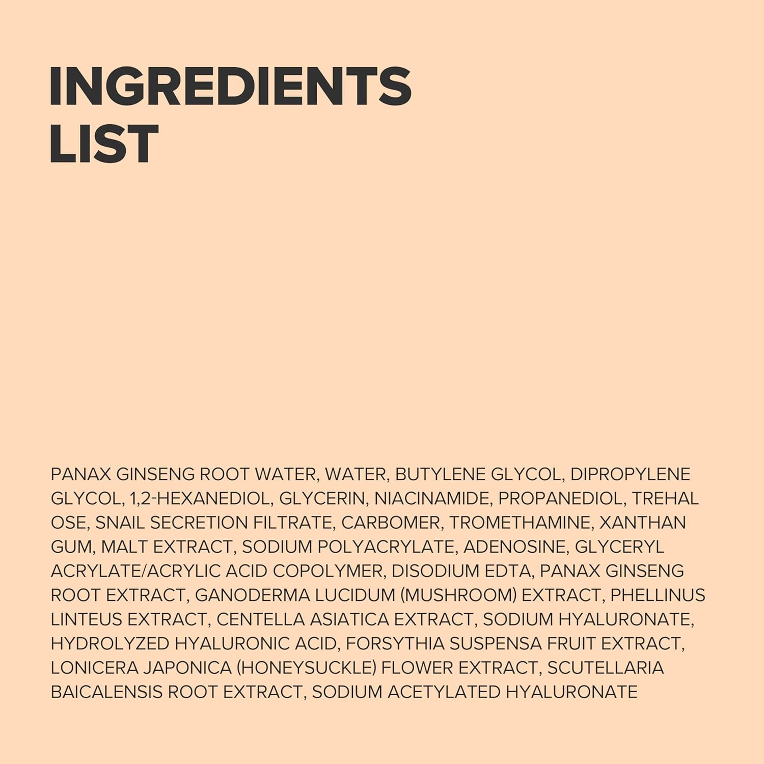 Revive Snail Mucin Ginseng Serum Hydrating Peptide Facial Moisturizer Dark Spot Acne Scar Remover for Sensitive Face. Korean Skin Care for Men and Women, 30Ml, 1Fl. Oz