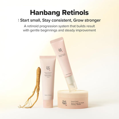 Revive Firming Moisturizer Ginseng Ceramide + Fermented Retinol for Dry, Sensitive Skin Korean Skincare for Women and Men, 60Ml,2.02 Fl.Oz.