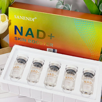 NAD+ Korea Skincare Product Complex Essence for Light Texture and Transparent-Feel Daily Care Essence Set 7Mlx5 Vials