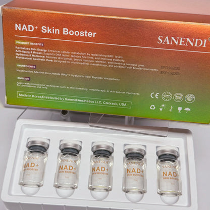 NAD+ Korea Skincare Product Complex Essence for Light Texture and Transparent-Feel Daily Care Essence Set 7Mlx5 Vials