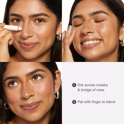 Tarte Go with the Faux Freckle Stamp – Natural-Looking Freckle Pen for Sun-Kissed Buildable Makeup, Perfect for Travel, Vegan & Cruelty-Free, Full-Size