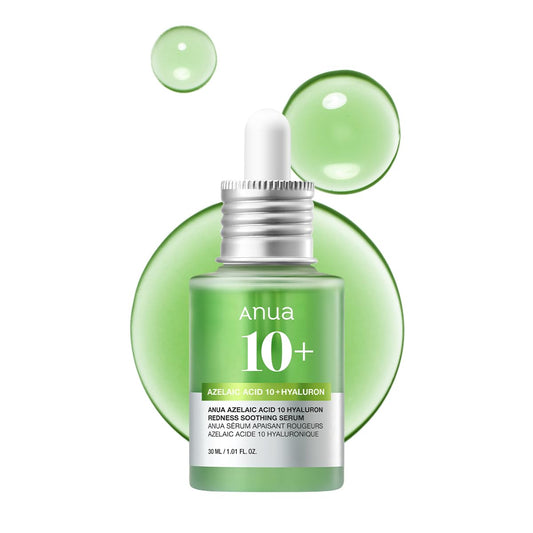 Azelaic Acid 10 Hyaluron Redness Soothing Serum, Facial Serum for Blemish-Prone & Sensitive Skin, Lightweight & Hydrating Blemish Care, Hyaluronic Acid, Korean Skincare, 1.01 Fl Oz.
