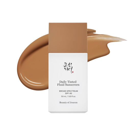 Broad Spectrum SPF 40 Tinted Fluid Sunscreen for Daily Use - 12 Shades for Facial Moisturization, 50ml (1.69 fl. oz) - Korean Skincare
